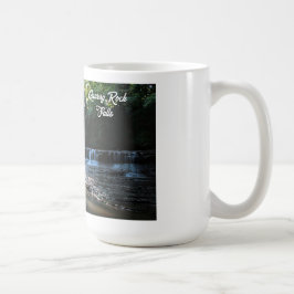 Caneca De Café Sunrise sobre Queda de Pedra