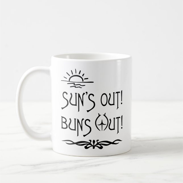 Caneca De Café Sun's Out (Esquerda)