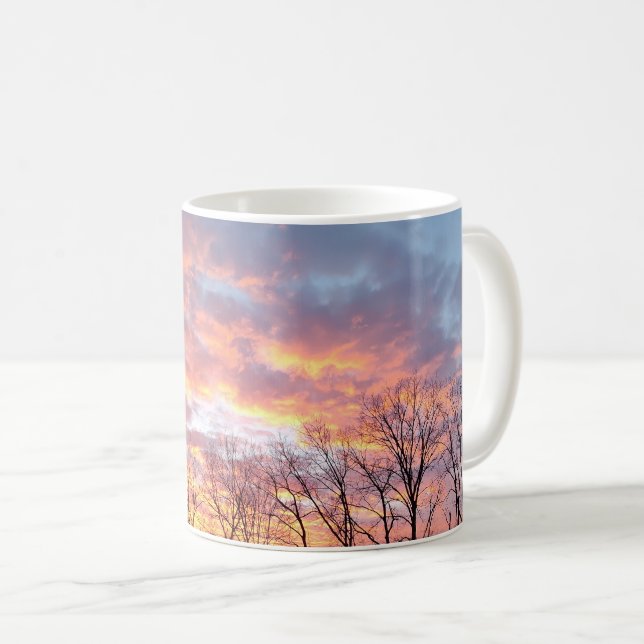 Caneca De Café Sunset (Frente Esquerda)
