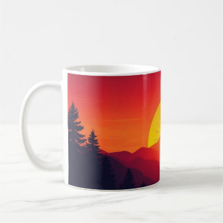 Caneca De Café Sunset