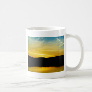 Caneca De Café Sunset Amarelo do Lago Mt