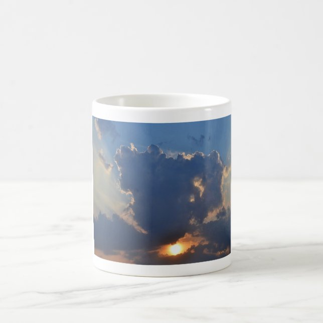 Caneca De Café Sunset com Formação de Nuvem Teacup por STaylor (Centro)