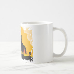 Caneca De Café Sunset Cowboy
