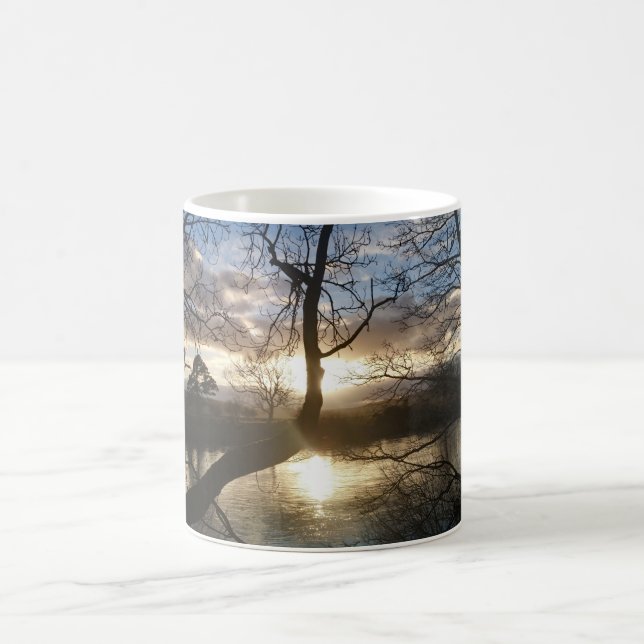 Caneca De Café Sunset de inverno. (Centro)