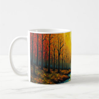 Caneca De Café Sunset de outono