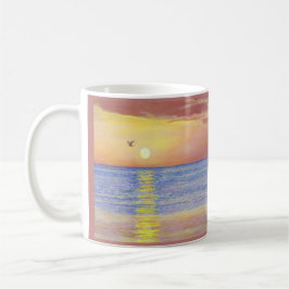 CANECA DE CAFÉ "SUNSET GULL NAPLES FLORIDA"