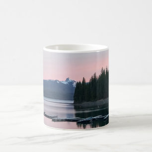 Caneca De Café Sunset no Lago Crescent, Oregon