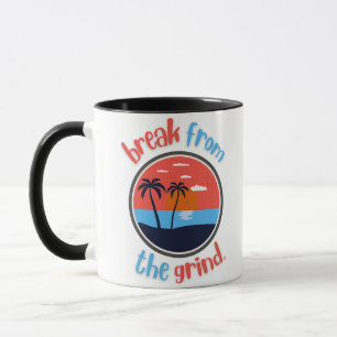 Caneca de Café Sunset Palms