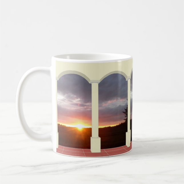 Caneca De Café Sunset Sob Arch Mug (Esquerda)