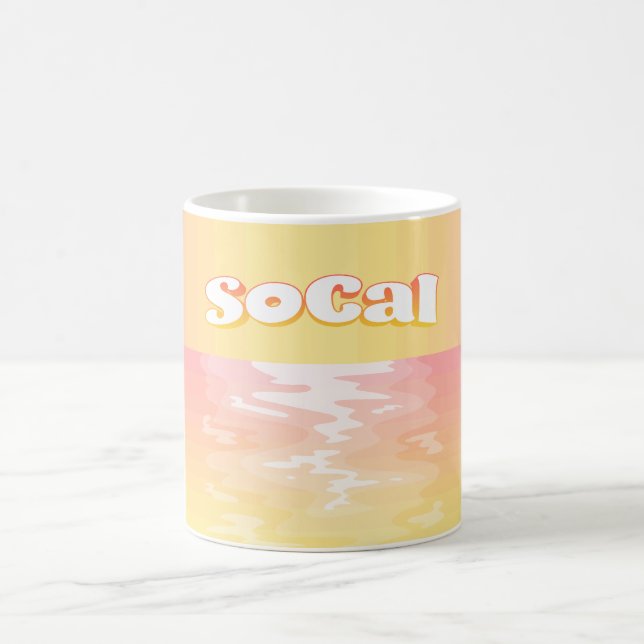 Caneca De Café Sunset SoCal (Centro)