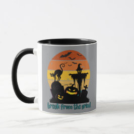 Caneca de Café Sunset Spooky