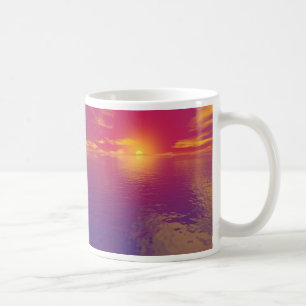 Caneca De Café Sunset Vermelho