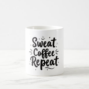 Caneca De Café Suor → Café Repetir Mug