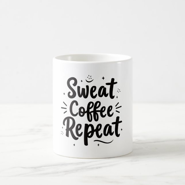 Caneca De Café Suor → Café Repetir Mug (Centro)