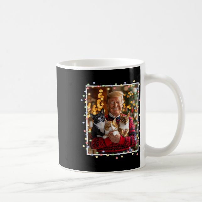 Caneca De Café Suor de Natal Trump Pet Pet Lover (Direita)