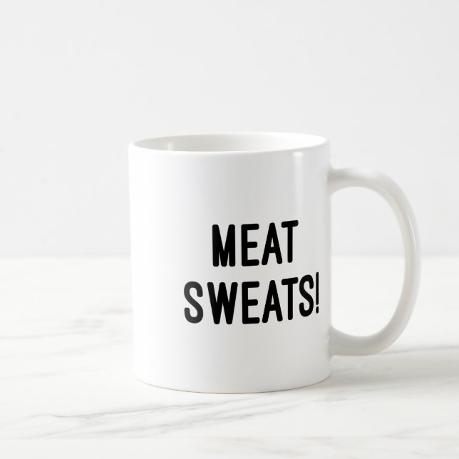 Caneca De Café Suores De Carne - Camisa De Churrasco (Direita)