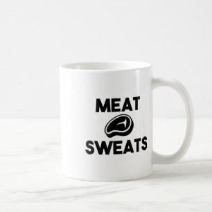 Caneca De Café Suores De Carne Para Carne De Chef Churrasco De Fu