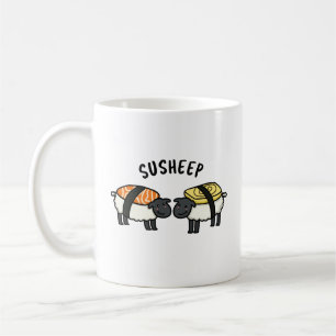 Caneca De Café Suovina Funny Sushi Shepun