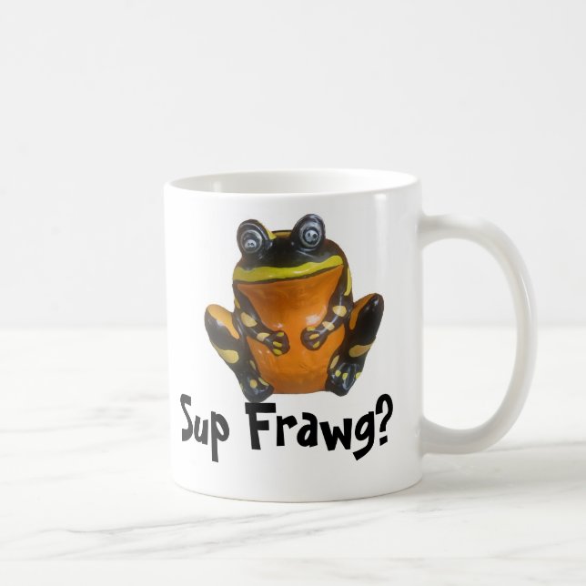 Caneca De Café Sup Frawg? (Direita)