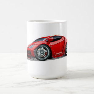 Caneca De Café Super carro de desenho animado