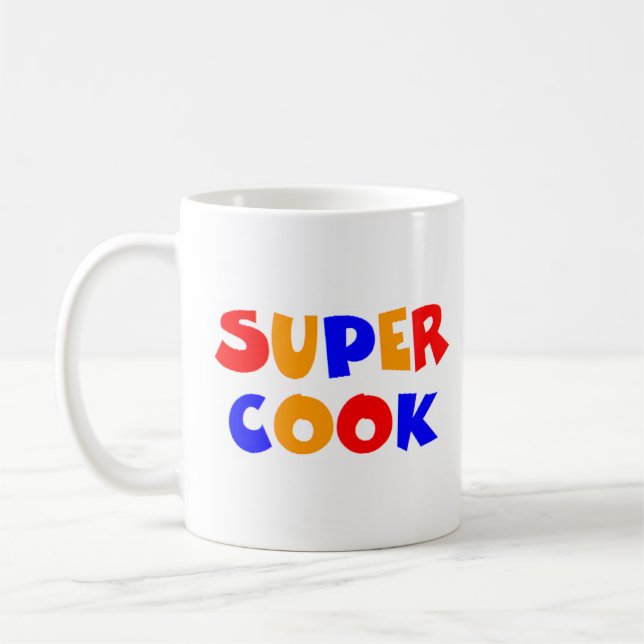 Caneca De Café super cozinheiro (Esquerda)