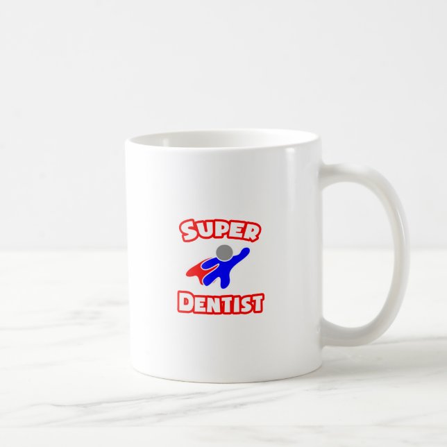 Caneca De Café Super Dentista (Direita)