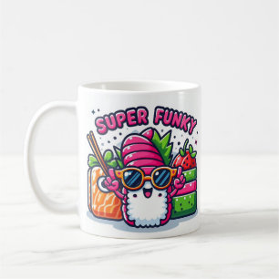 Caneca De Café super funky sushi Café Mug