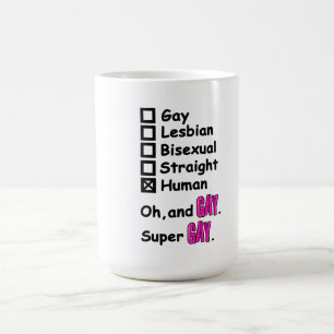 Caneca De Café Super Gay