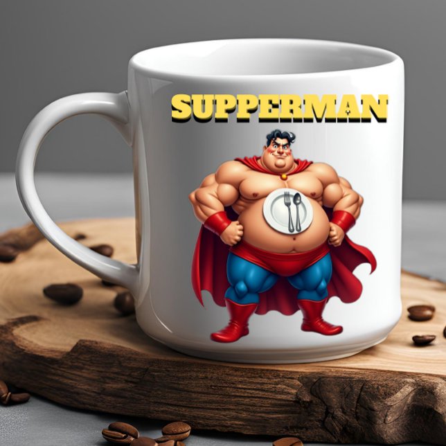 Caneca De Café Super Hero SUPPERMAN Funny Office Gift (Criador carregado)