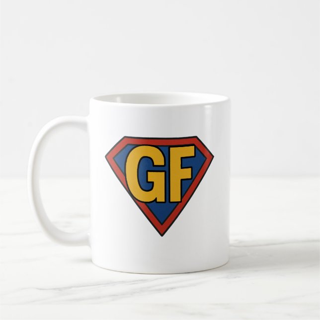 Caneca De Café Super-herói Gratuito (Esquerda)