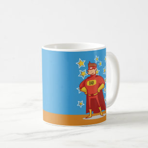 Caneca De Café Super-herói pai no Dia de os pais