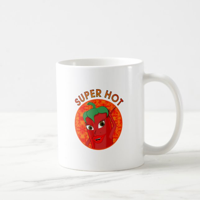 Caneca De Café Super Hot Pepper Diva (Direita)