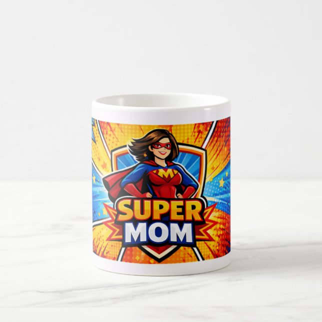 Caneca De Café Super Mãe (Centro)