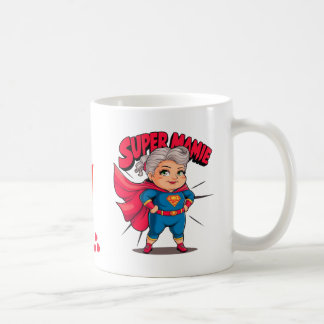 Caneca De Café Super Mamie 5 message amour pour les mamies