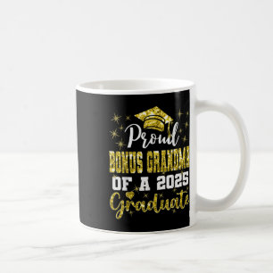 Caneca De Café Super Orgulhosa Avó Bônus de Graduado de 2025 Grad