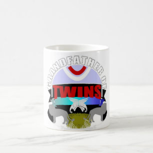 Caneca De Café super-orgulhoso avô de gêmeos