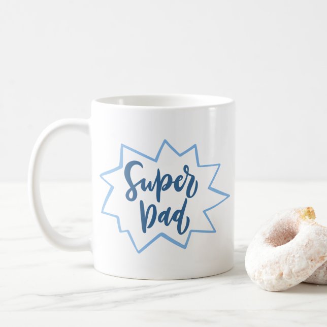 Caneca De Café Super Pai (Com Donut)