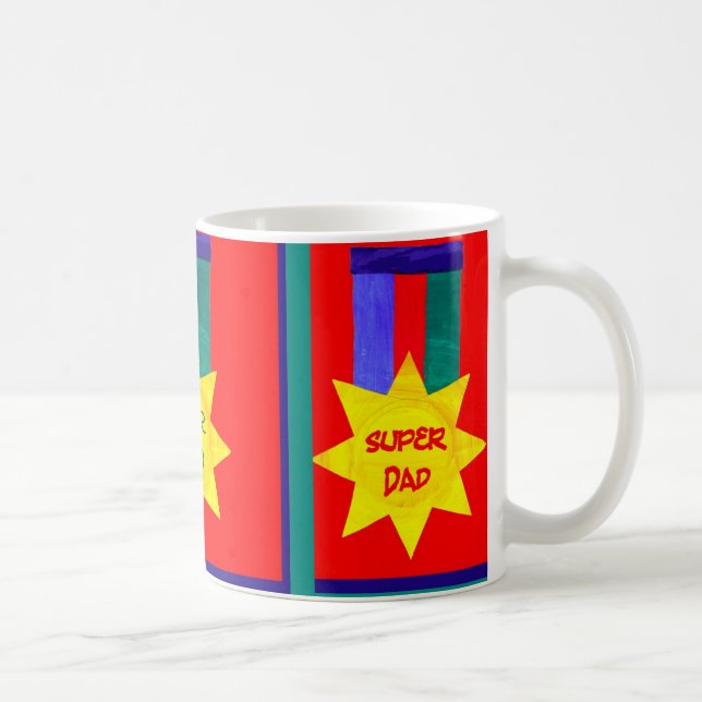 Caneca De Café 'Super Pai' Coffee Mug (Direita)