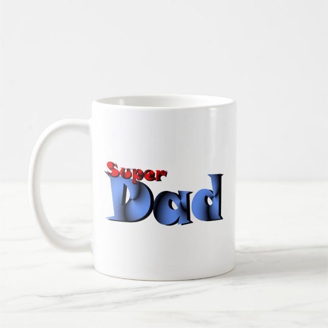 Caneca De Café Super Pai Mug (Esquerda)