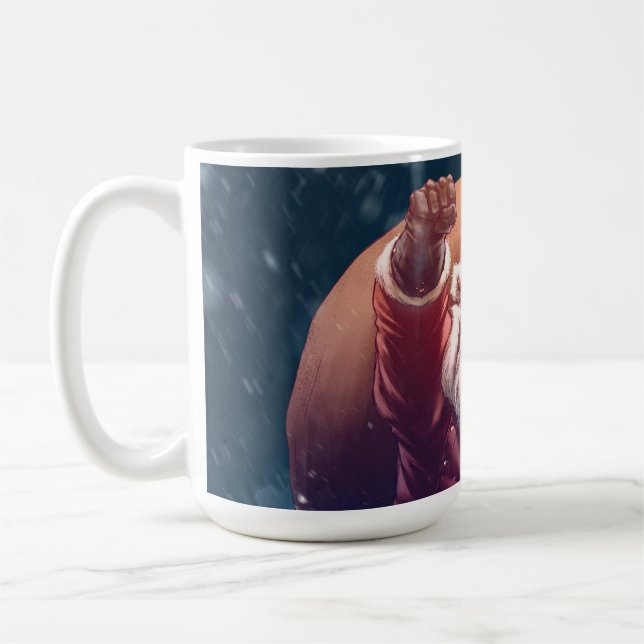 Caneca De Café Super Papais noeis (Esquerda)