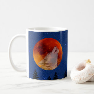 Caneca De Café Super Sangue Wolf Moon 2019