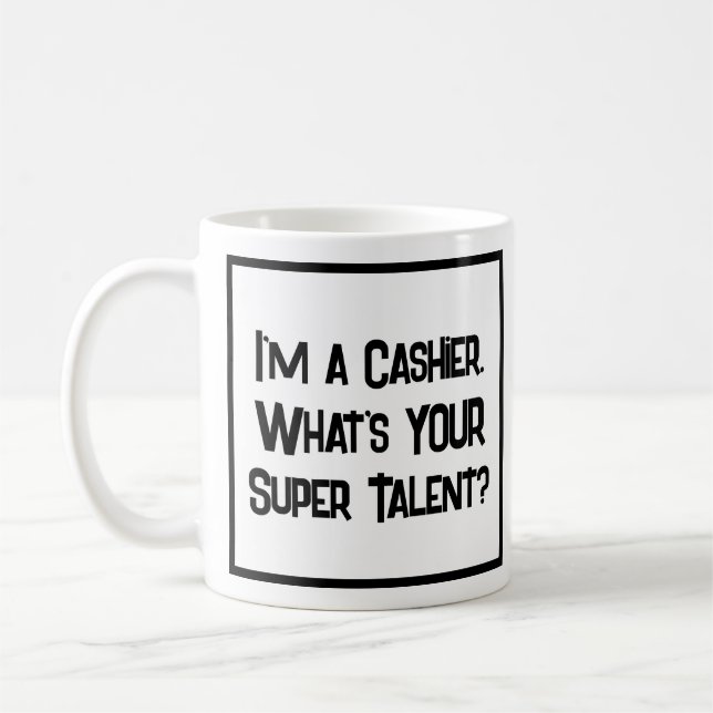 Caneca De Café Super Talento. Coffee Mug (Esquerda)