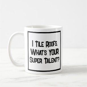 Caneca De Café Super Talento de Roofer. Coffee Mug