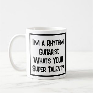 Caneca De Café Super Talento Guitarista Ritmo. Coffee Mug