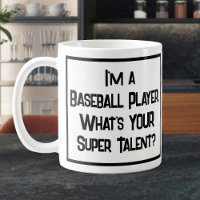 Super Talento Jogador de Baseball. Coffee Mug