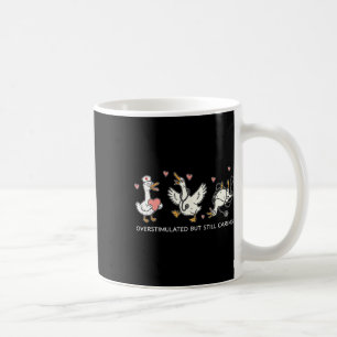 Caneca De Café Superestimulado, mas ainda atencioso, ganso enferm