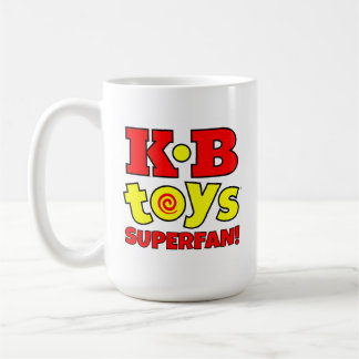 Caneca De Café SuperFan de Brinquedos KB! Logotipo Coffee Mug