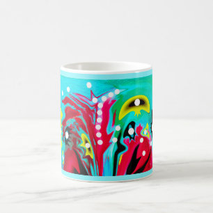 Caneca De Café Superfície de uma arte da lua alienígena