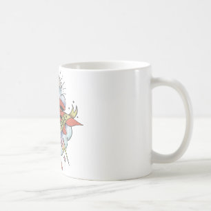 Caneca De Café Supergirl Flying Lightning Tattoo
