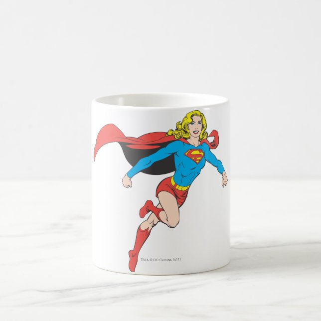 Caneca De Café Supergirl Pose 1 (Centro)